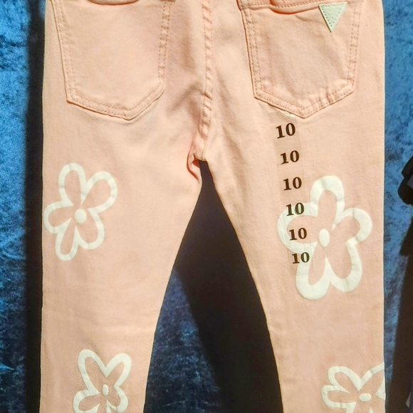 Pink ivy Celebrity Ace Stretchy Denium Flare Pink Girls Jeans Size 10. - Picture 5 of 6